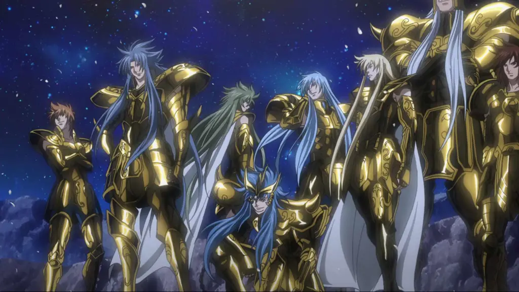 Adegan pertarungan kunci di Saint Seiya The Lost Canvas episode 27
