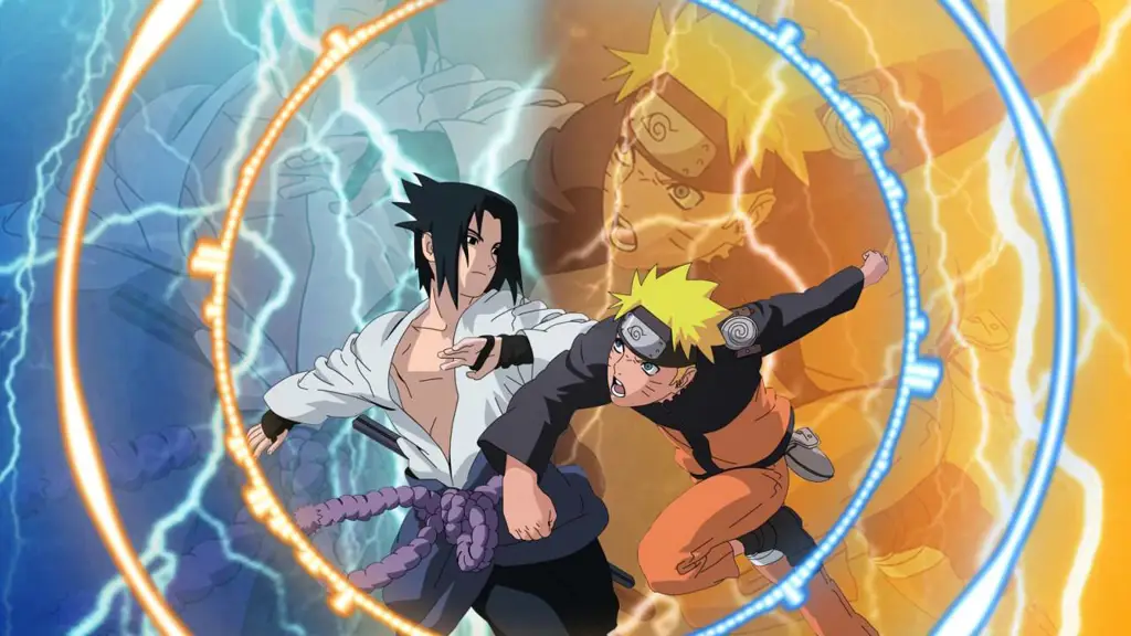 Adegan pertarungan sengit di Naruto Shippuden