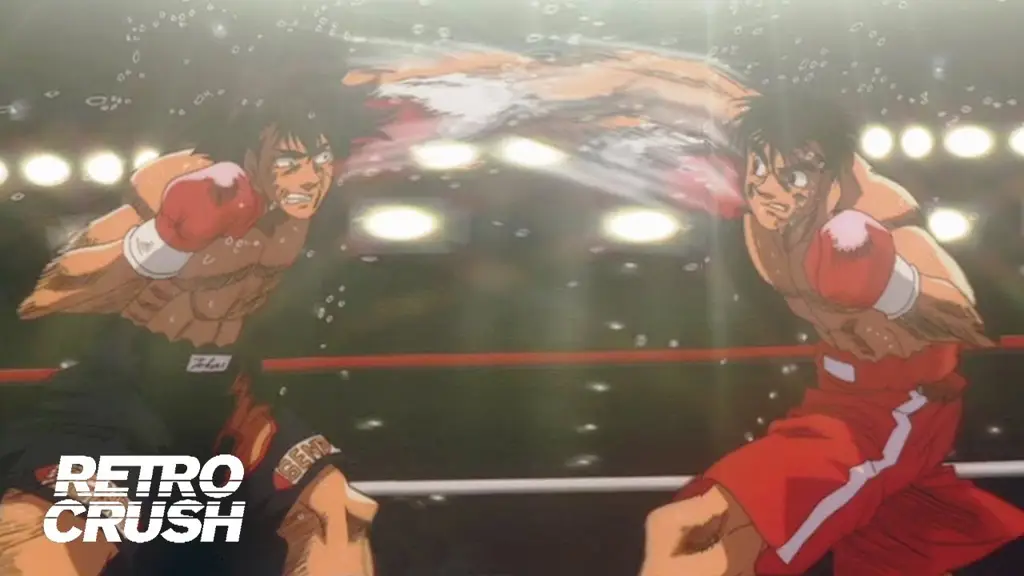 Adegan pertarungan tinju yang menegangkan dalam anime Hajime no Ippo