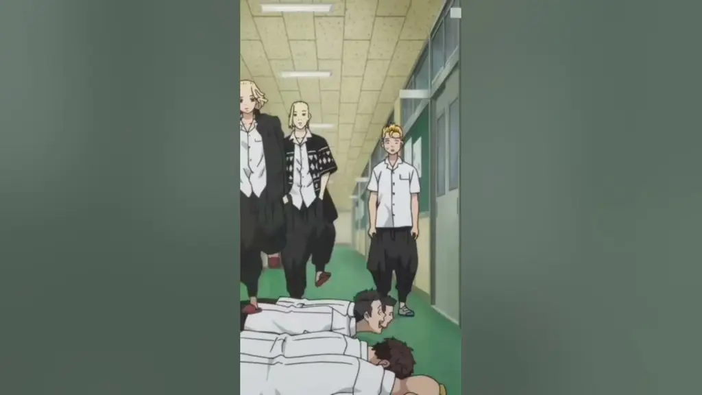 Pertarungan seru di geng Tokyo Manji Gambar adegan pertarungan di Tokyo Revengers