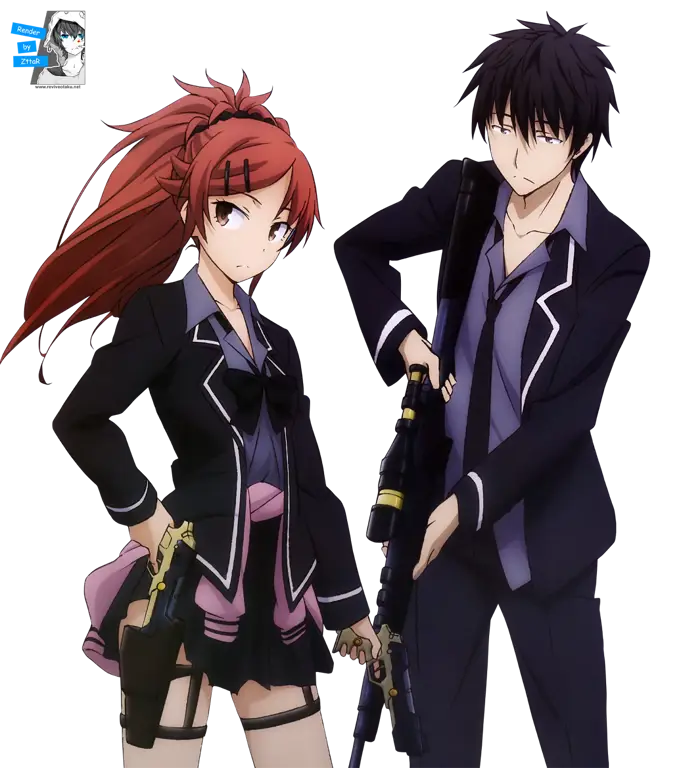 Adegan anime Qualidea Code yang menegangkan