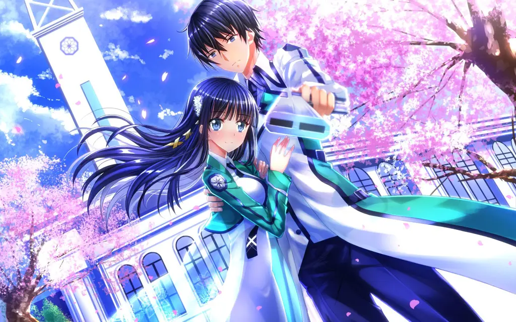 Adegan pertarungan sihir di anime Mahouka Koukou no Rettousei