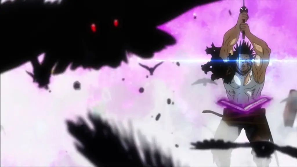Pertarungan sihir yang spektakuler Gambar pertarungan sihir Black Clover