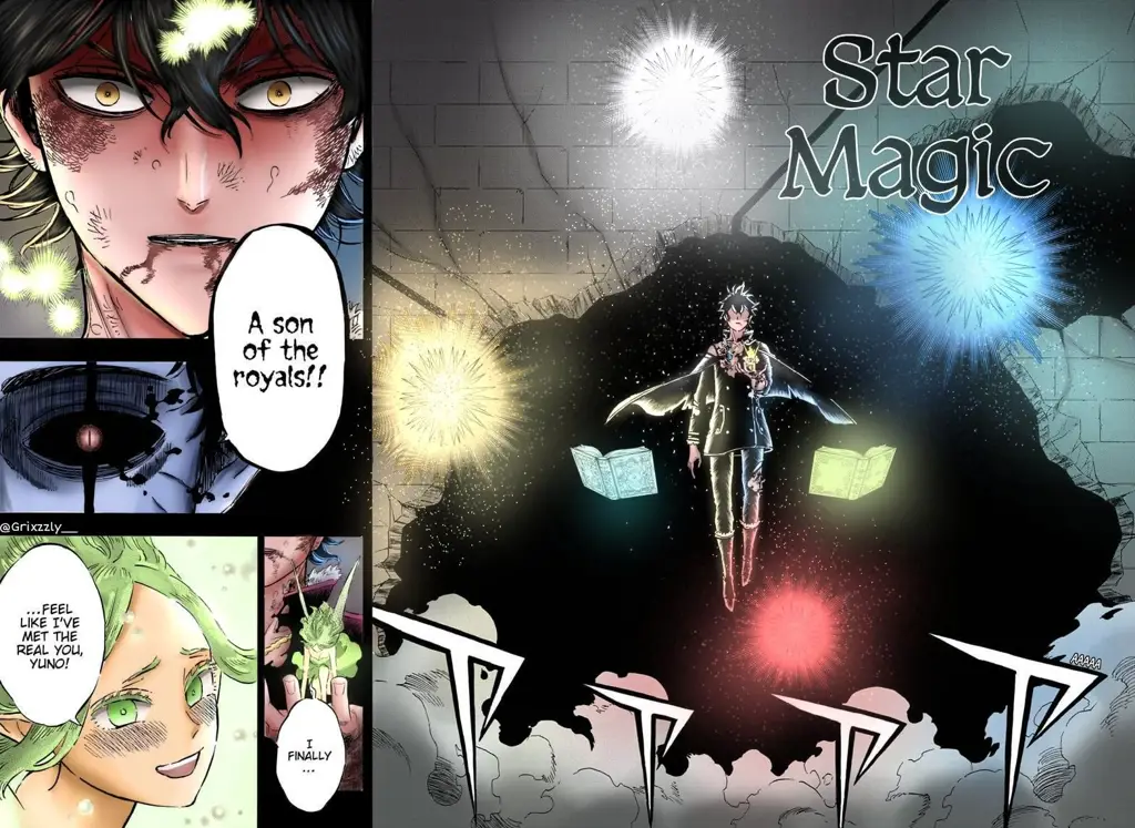 Berbagai macam sihir dalam Black Clover chapter 158