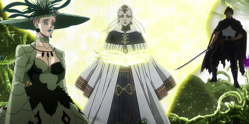 Pertempuran sihir di Black Clover episode 59