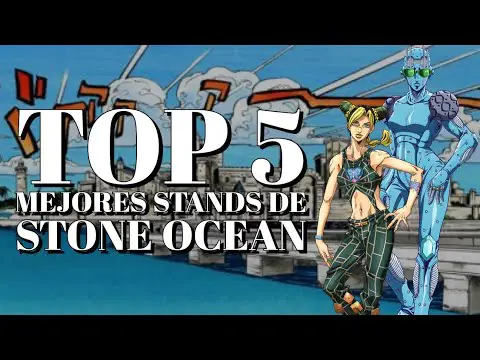 Gambar pertarungan Stand di Stone Ocean