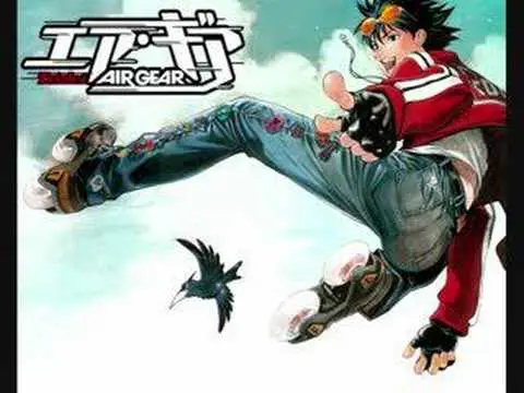 Adegan aksi Air Gear yang menegangkan