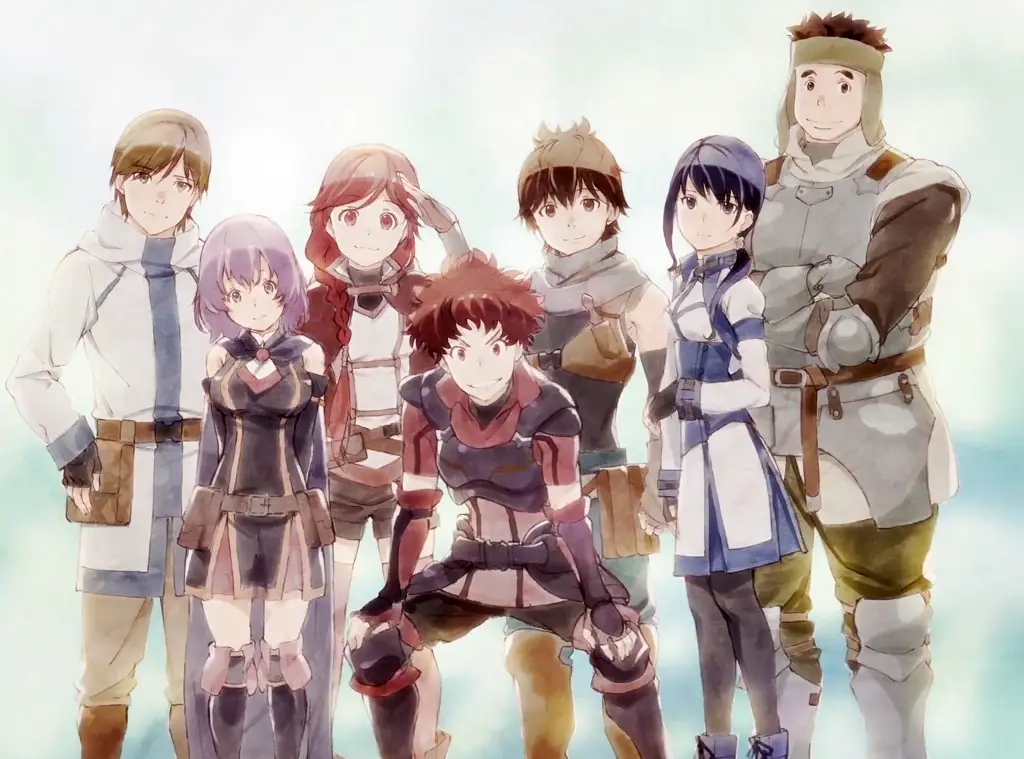 Adegan pertarungan dalam anime Grimgar