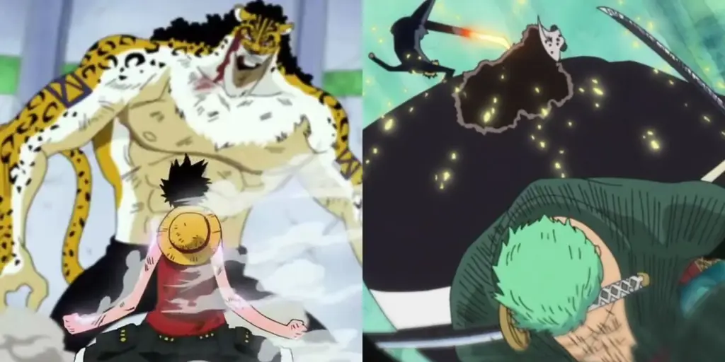 Adegan pertarungan seru di One Piece chapter 111