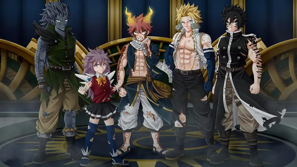 Gambar pertarungan terakhir dalam seri Fairy Tail