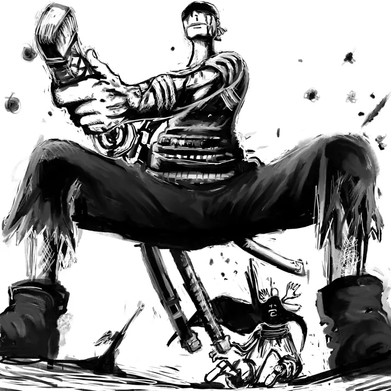 Pertarungan Zoro melawan Mr. 1 Zoro melawan Mr. 1