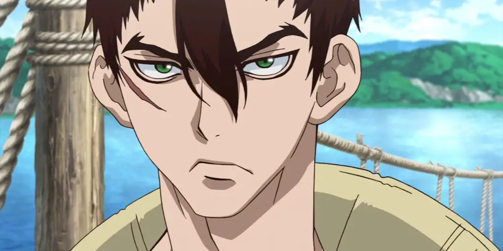 Pertemanan dan kerja sama dalam anime Dr. Stone Para karakter dalam anime Dr. Stone berkumpul