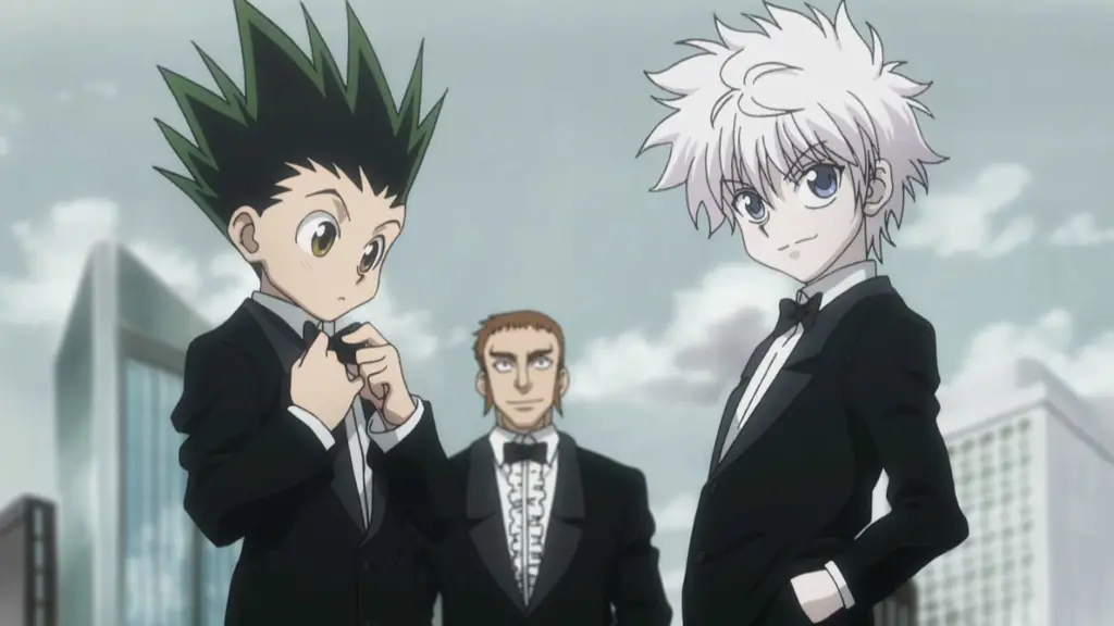 Gambar Killua dan Gon dari Hunter x Hunter