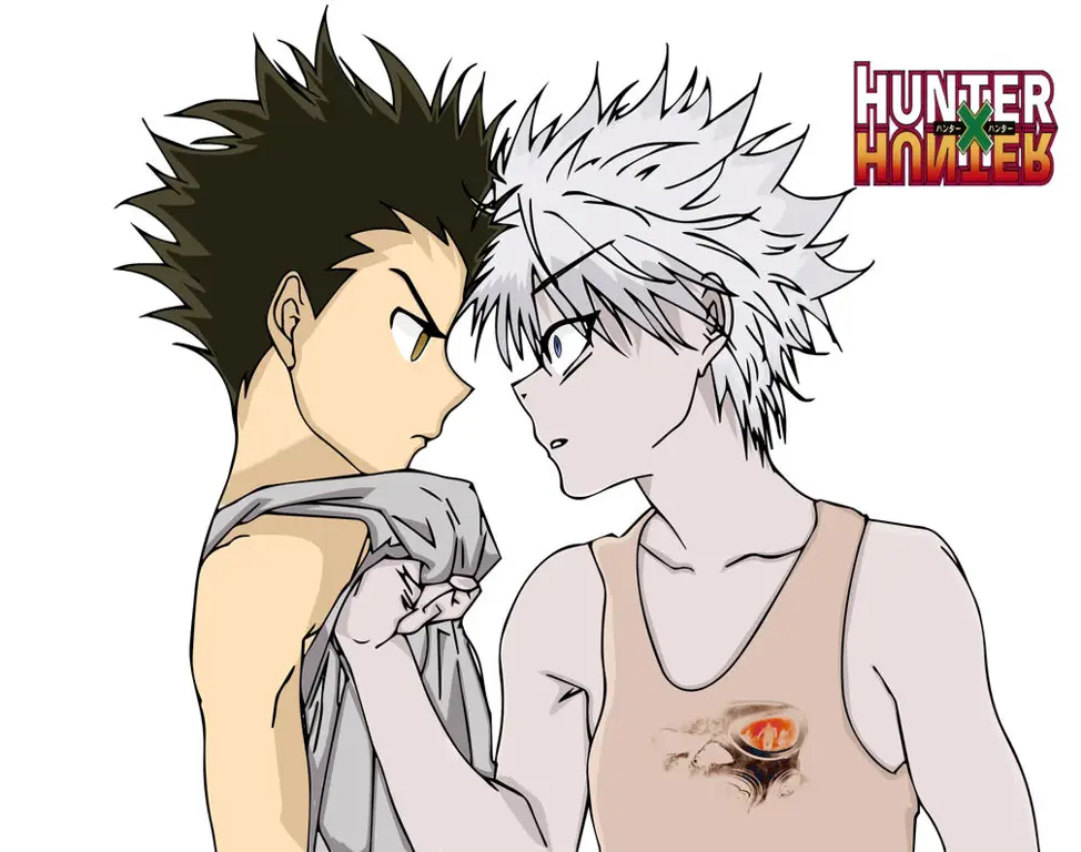 Gon dan Killua, dua karakter utama dalam Hunter x Hunter 2011