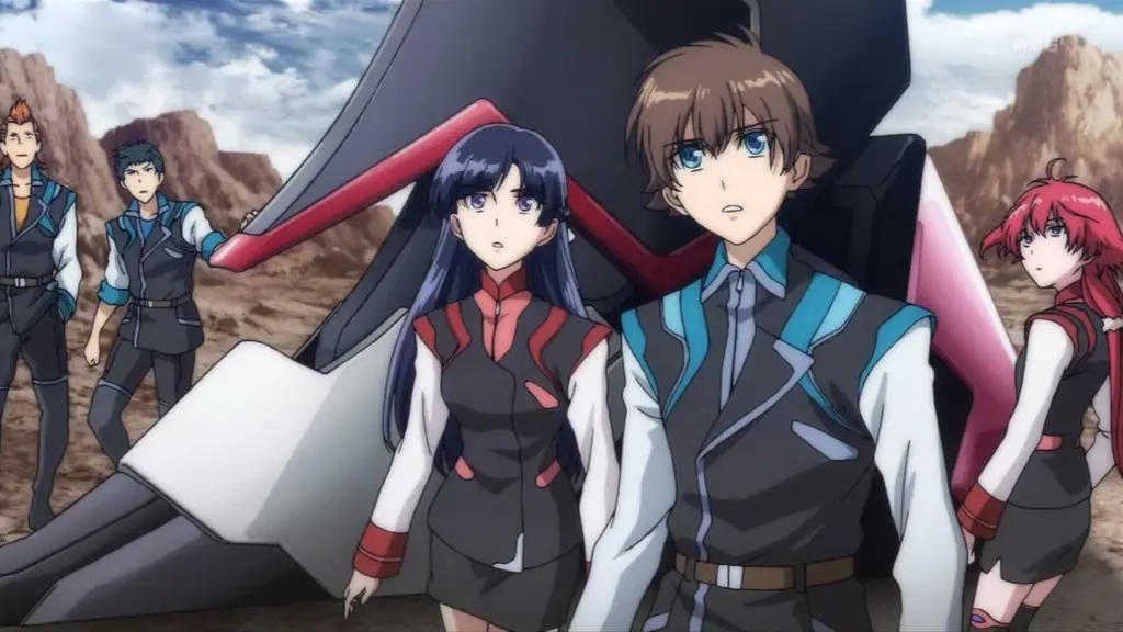 Gambar adegan pertarungan akhir Valvrave the Liberator