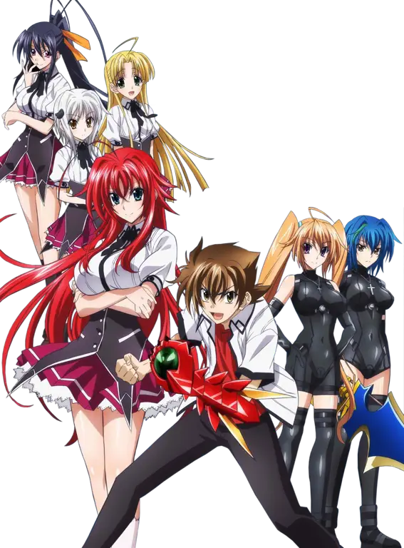 Adegan aksi dalam anime High School DxD