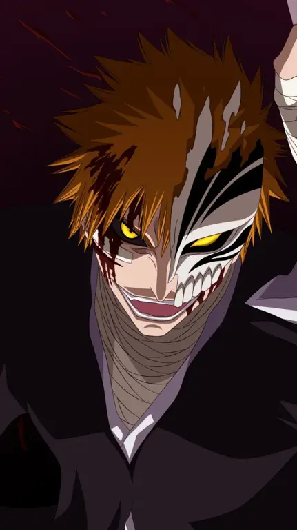 Ichigo berhadapan dengan salah satu Nobody yang kuat