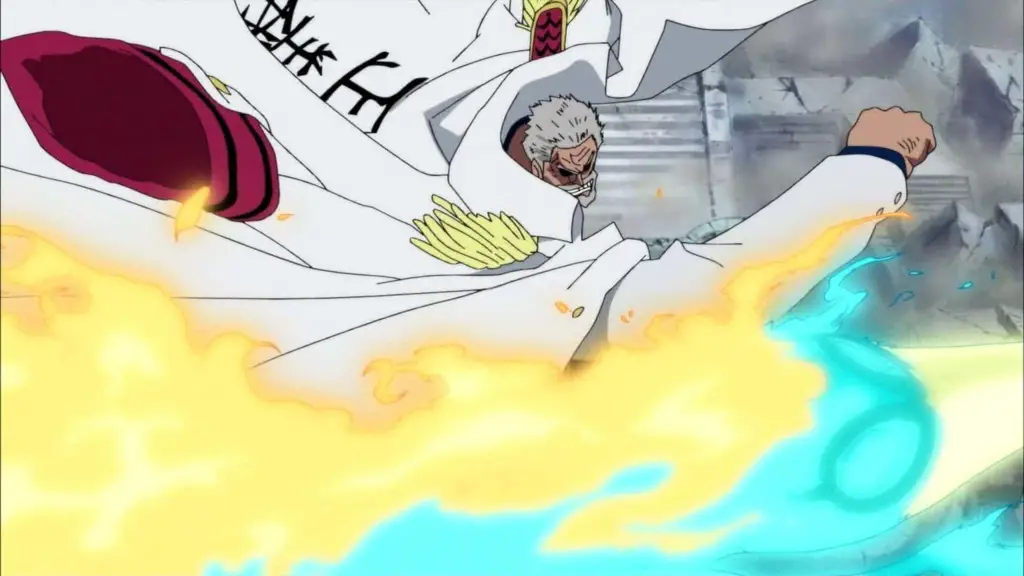 Adegan perang di Marineford dalam One Piece