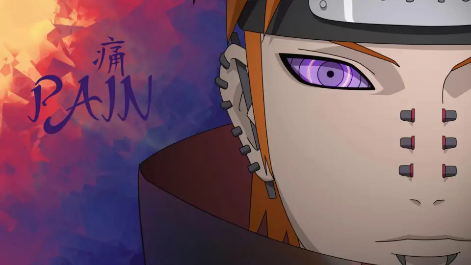 Naruto dan Pain sedang bertarung sengit