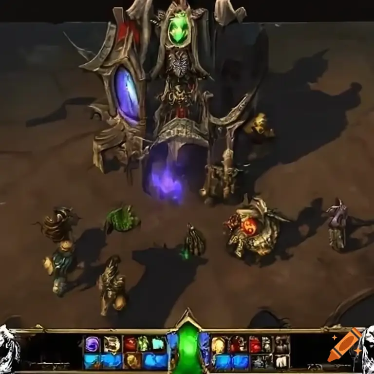 Gameplay Warcraft 3 yang intens