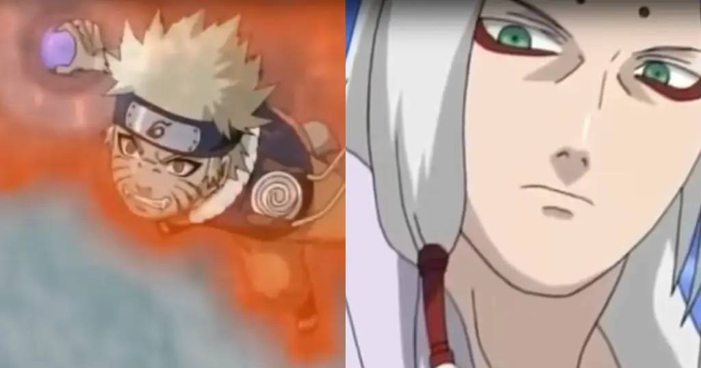 Gambar beberapa karakter Naruto sedang bertarung