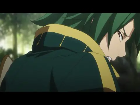 Adegan pertempuran epik dari anime Grancrest Senki.