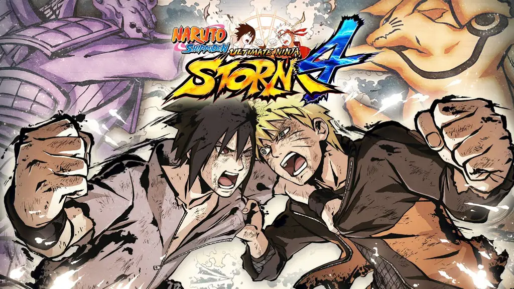 Pertempuran epik antara Naruto dan Sasuke Gambar pertarungan Naruto dan Sasuke