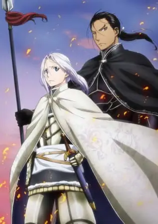 Adegan pertempuran yang menegangkan dalam anime Arslan Senki