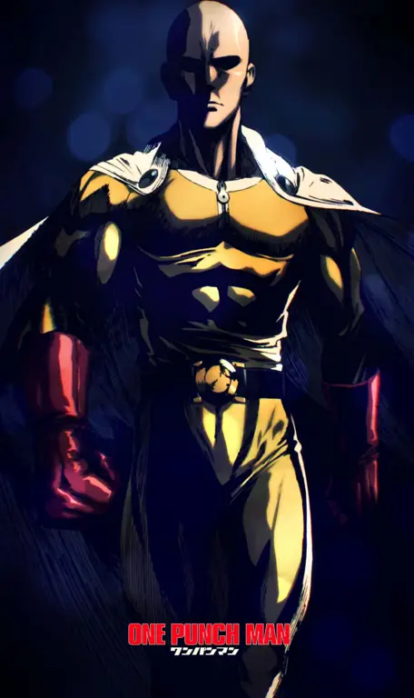 Gambar adegan aksi One Punch Man yang seru