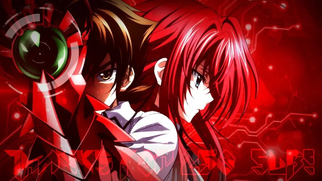 Adegan pertarungan dalam anime High School DxD