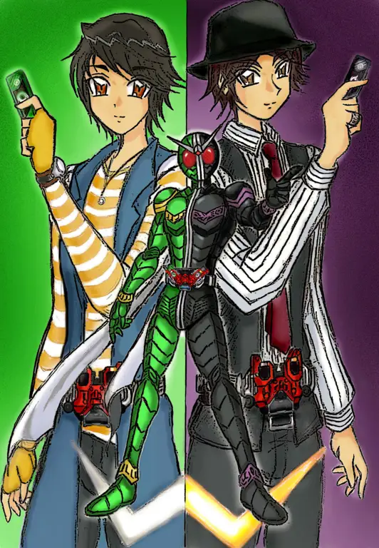 Pertempuran epik Kamen Rider Double Adegan aksi Kamen Rider Double yang menegangkan