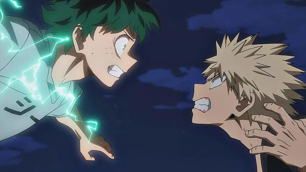 Gambar adegan menegangkan dari Boku no Hero Academia