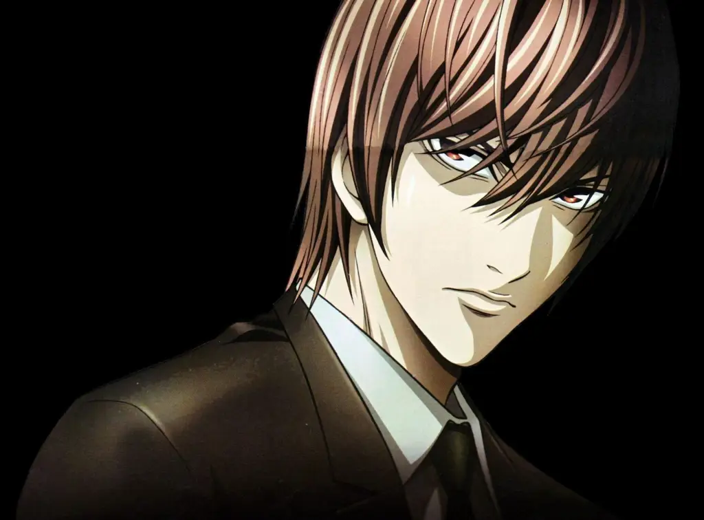 Gambar Light Yagami dan L dalam Death Note