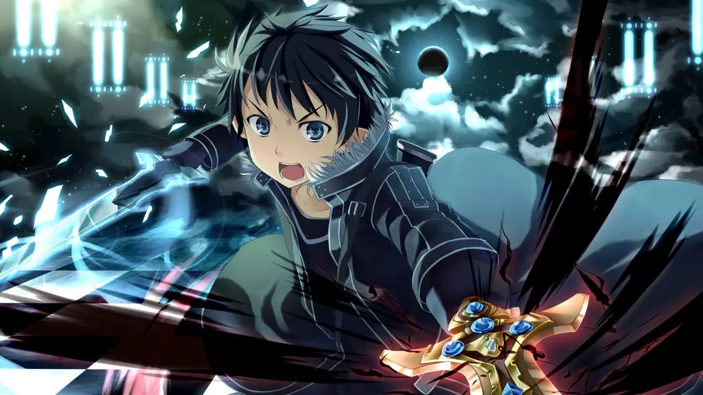 Kirito bertempur di Underworld