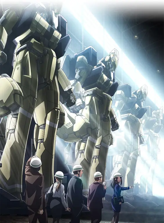 Adegan pertempuran mecha yang menegangkan dalam anime Aldnoah.Zero