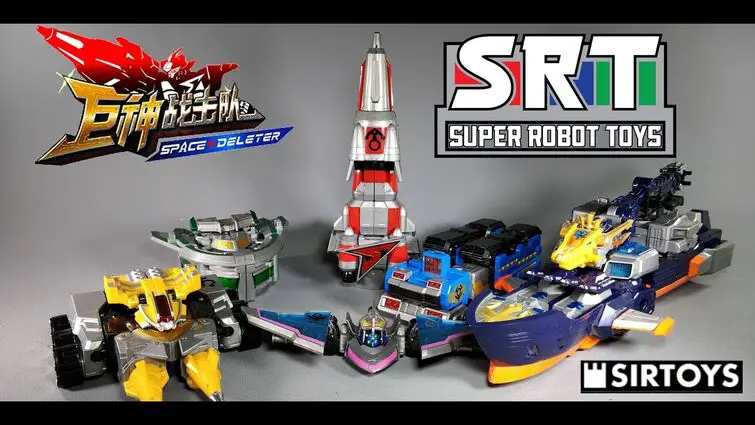 Pertarungan robot raksasa Super Sentai.