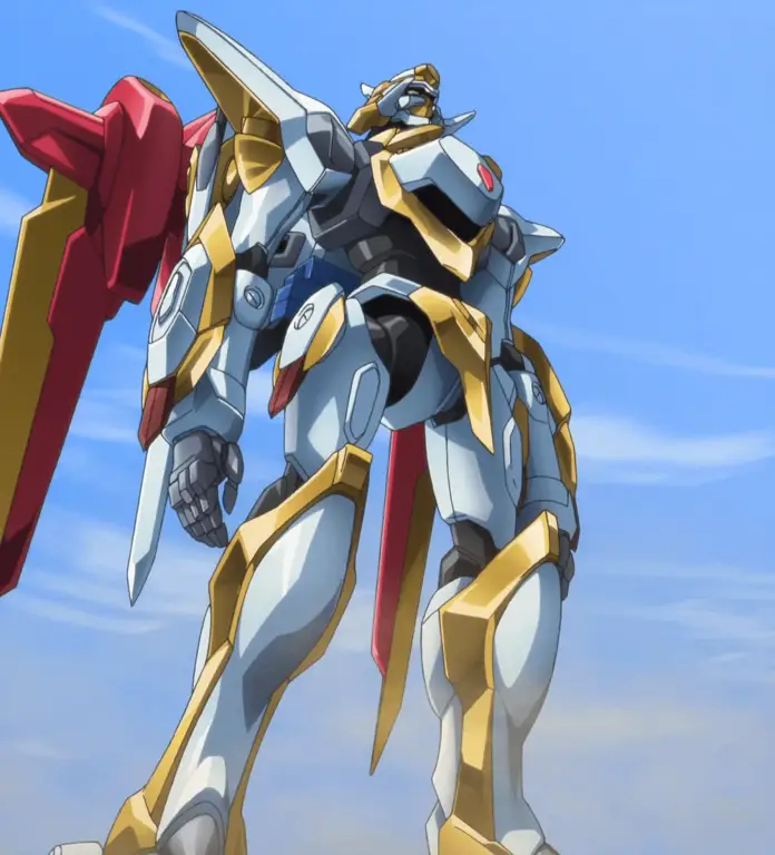 Adegan pertempuran mecha dalam anime Code Geass