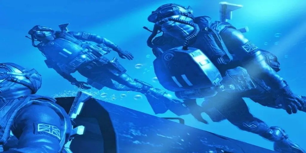 Pertempuran menegangkan di kedalaman samudra Adegan pertempuran bawah laut