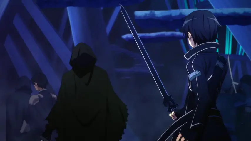 Adegan pertarungan dalam Sword Art Online II Episode 21