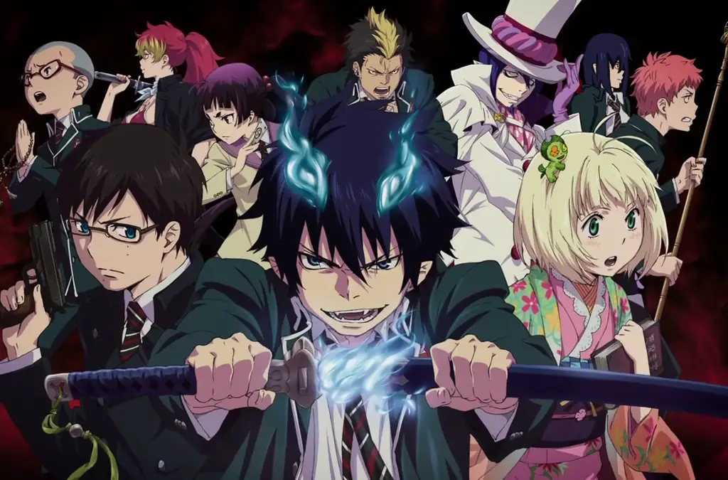 Gambar adegan aksi dari Ao no Exorcist