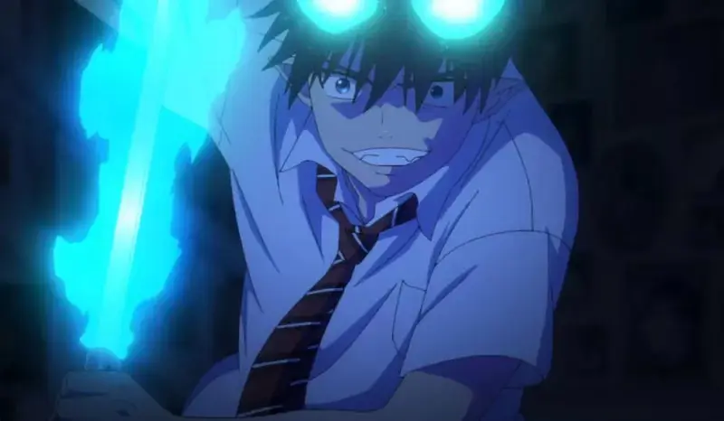 Adegan aksi dari Ao no Exorcist