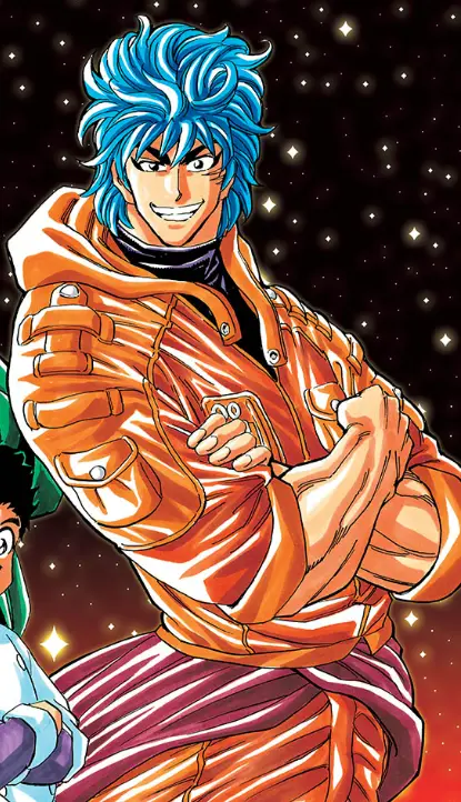 Adegan aksi dalam anime Toriko