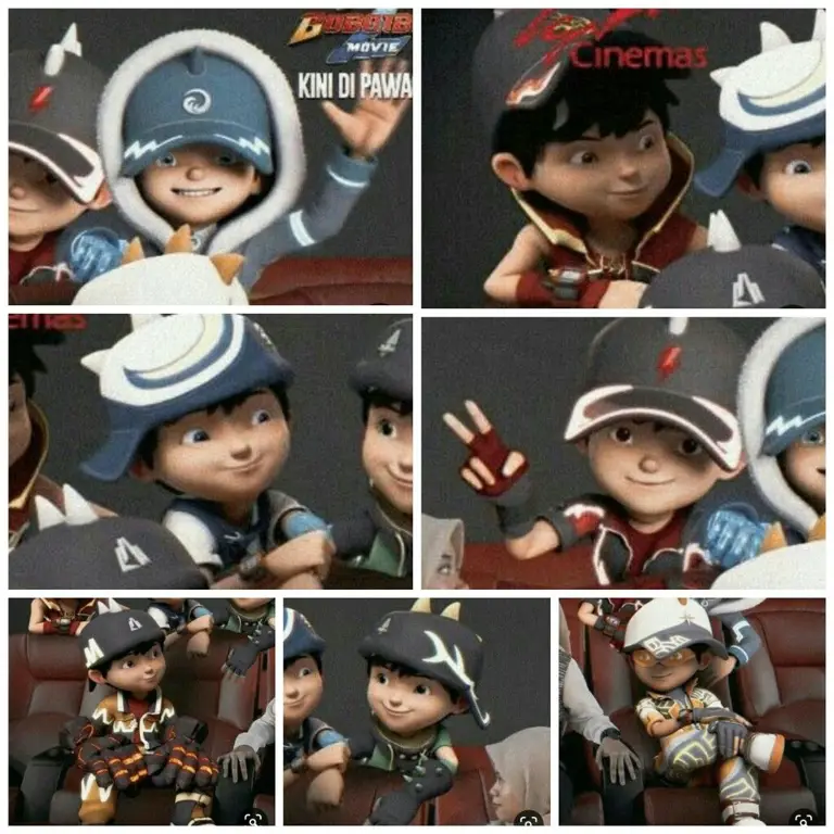 Gambar adegan menegangkan dari Boboiboy Galaxy episode 7