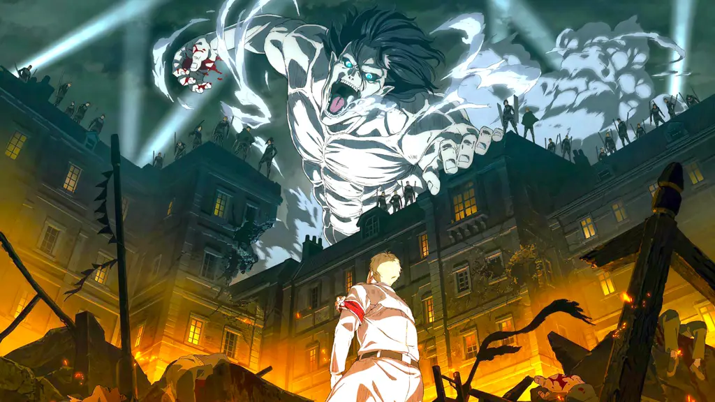 Pertempuran Sengit di Episode 4 Adegan pertempuran dalam Shingeki no Kyojin season 3 episode 4