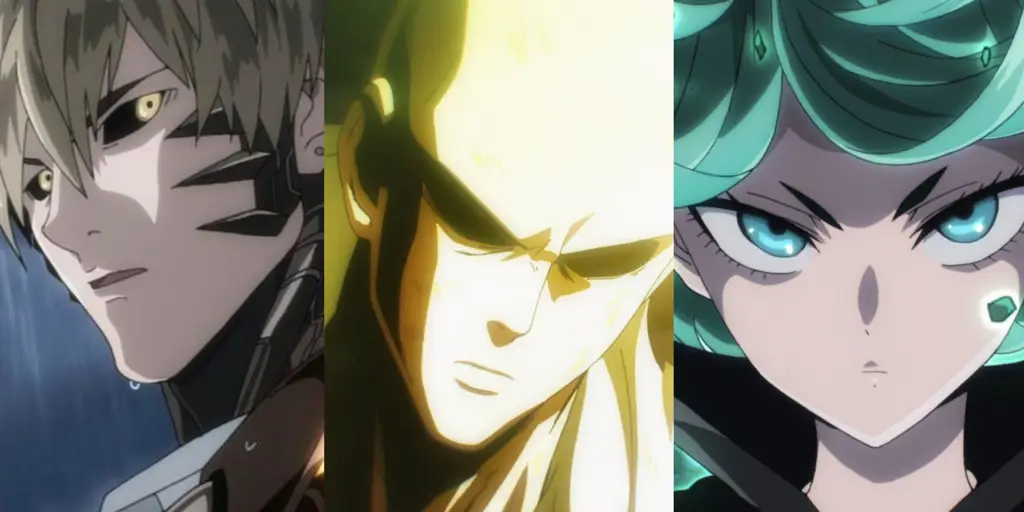 Para pahlawan One Punch Man sedang bertarung melawan monster