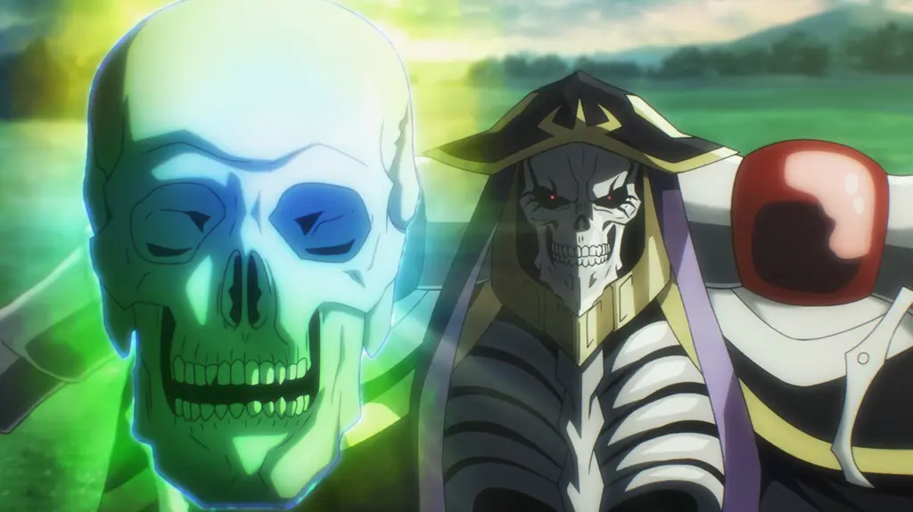 Gambar adegan pertempuran anime Overlord