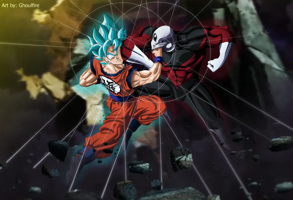 Goku melawan Jiren