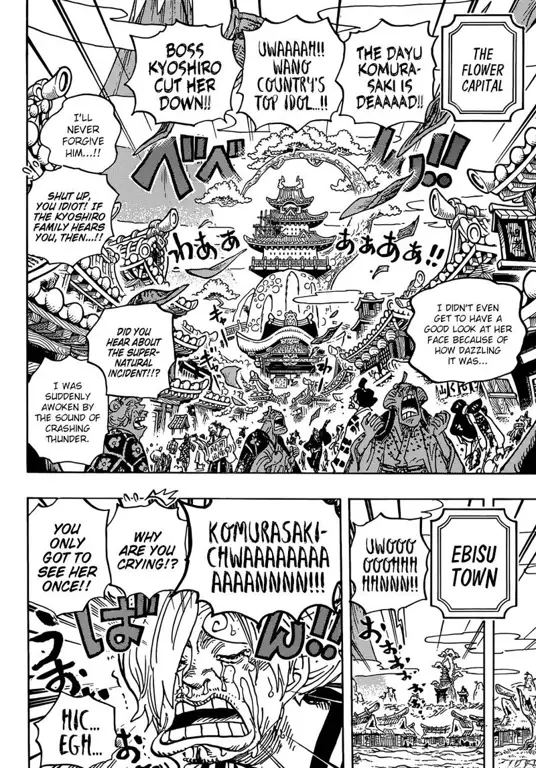 Luffy melawan Queen di One Piece chapter 934