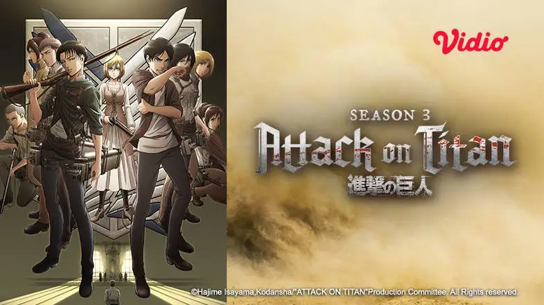 Adegan pertempuran di Attack on Titan Season 3 Part 1