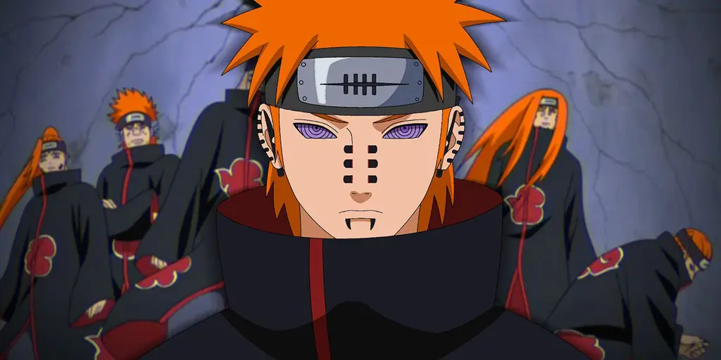 Naruto dan Pain sedang bertarung